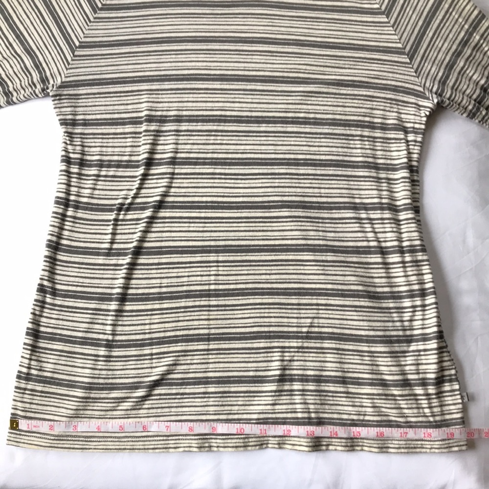 Toad&Co 100% Organic Cotton Cowl Neck Long Sleeve Tunic Tee Womenโs Large - Picture 8 of 11